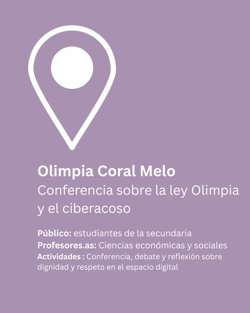 OLIMPIA CORAL CONFERNECIA LYCEE JEAN MERMOZ