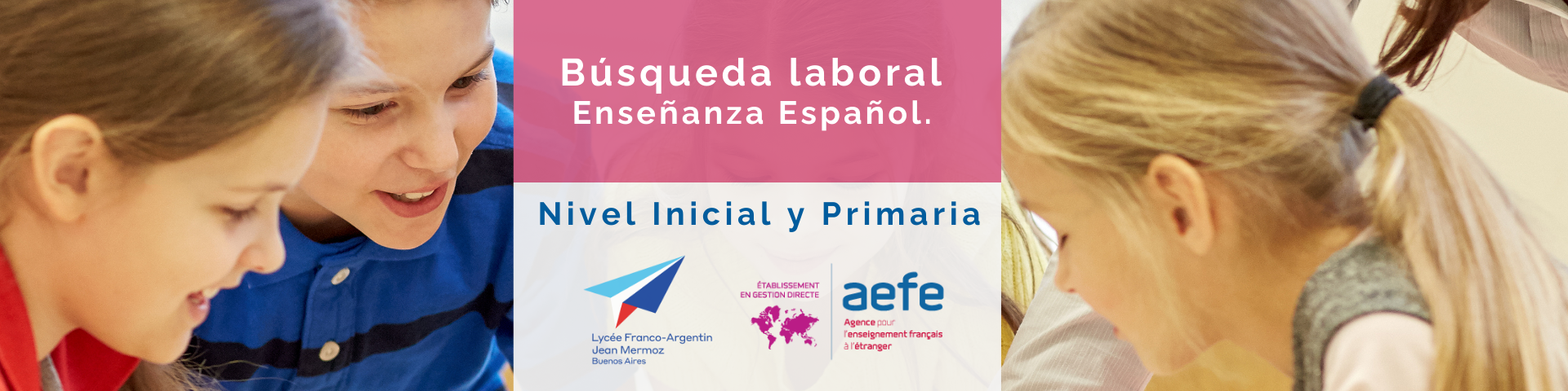 Banner Busqueda laboral profesor de español