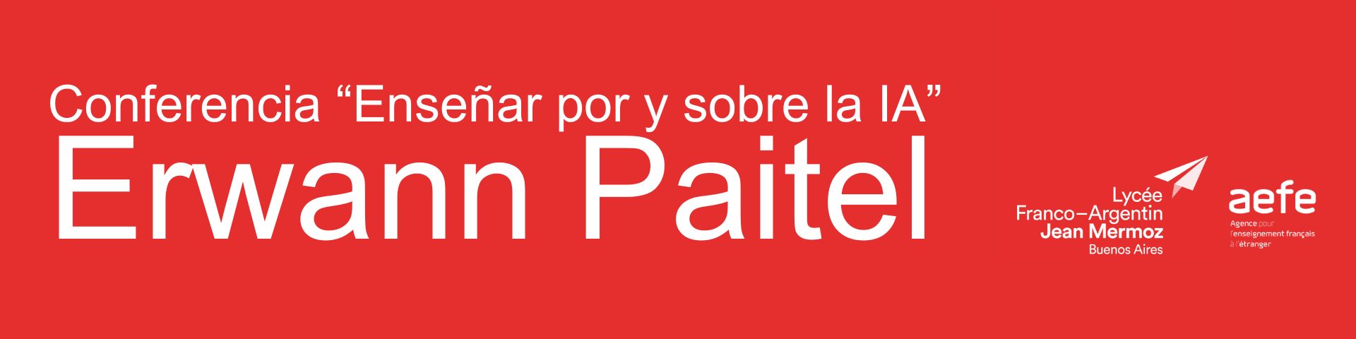 Conferencia IA ERwann Paitel