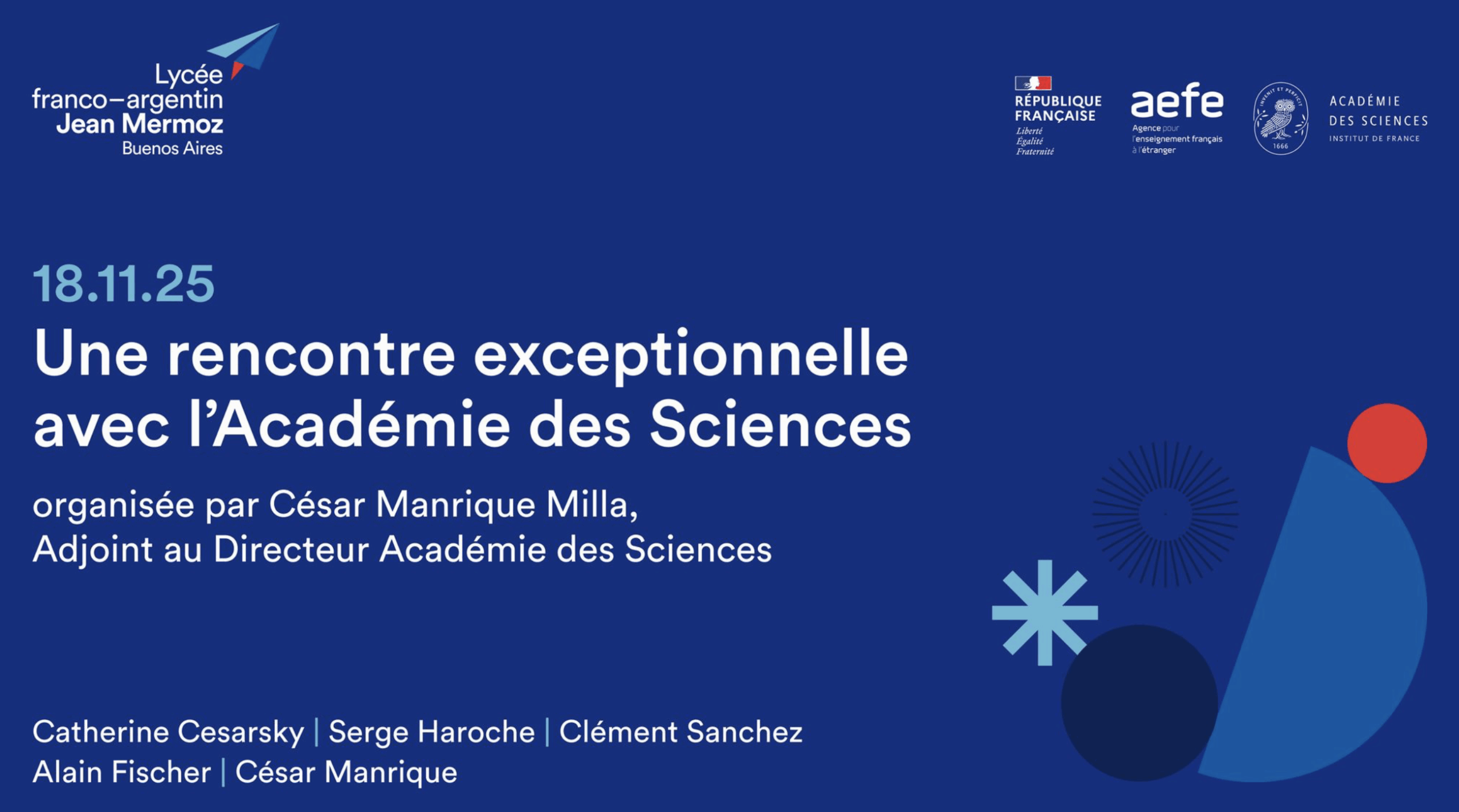 Rencontre 2025 Academie des Sciences