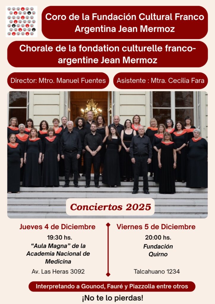 Conciertos de fin de año Fundacion Jean Mermoz 2025